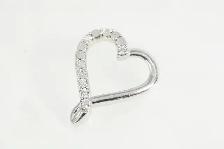 925 DIAMOND HEART PENDANT (12293)