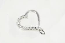 925 DIAMOND HEART PENDANT (12293) - Photo 2