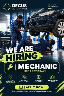 Mécanicien automobile bilingue FR/EN - Gatineau - Temps plein