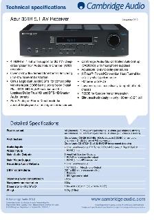 Cambridge Audio Azur 351R 5.1-channel home theater receiver - Photo 4