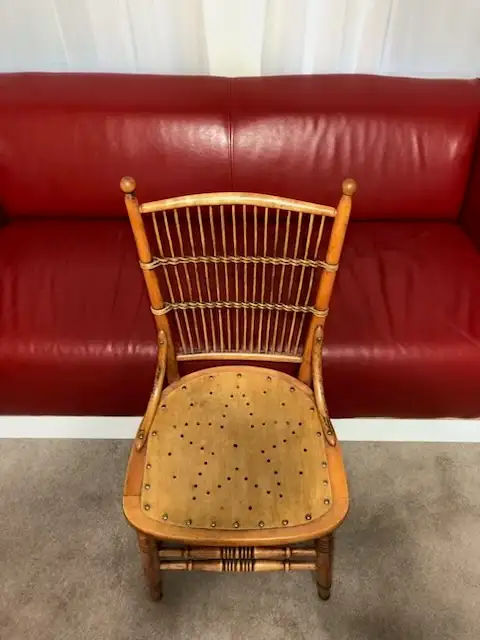 Beautifully Restored, Very Rare, Hand-Crafted Adult Side Chair