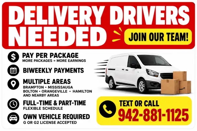 HIRING  GTA  DRIVERS
