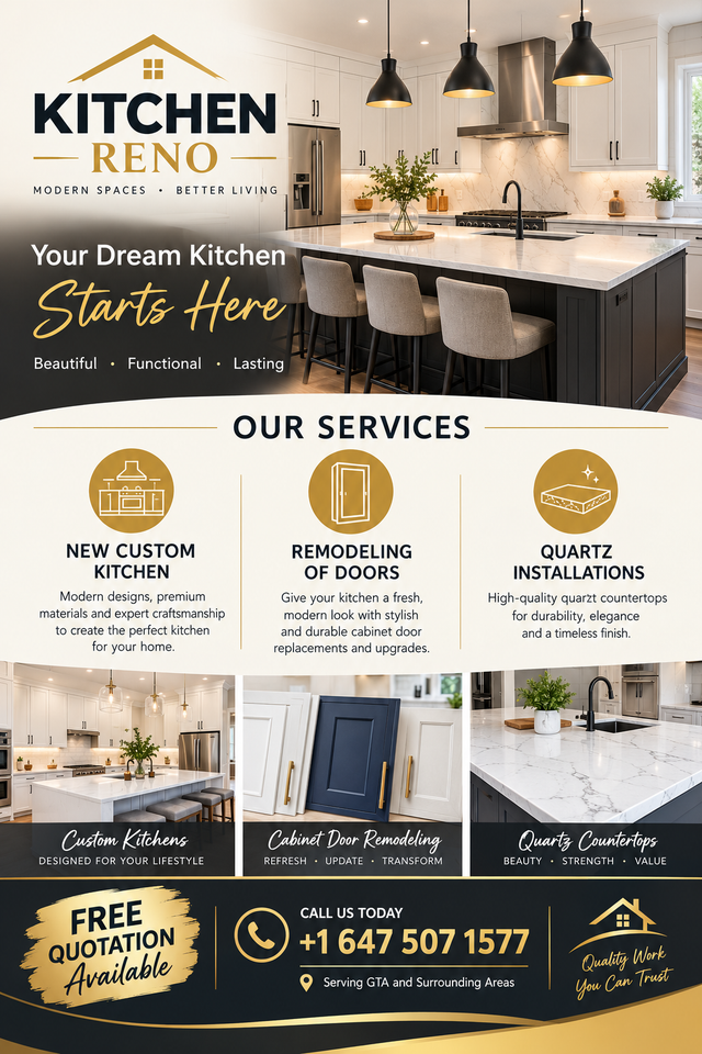 KITCHEN RENOVATION & HOME IMPROVEMENT SERVICES – GTA