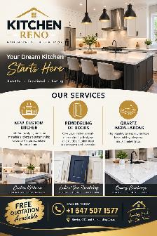 KITCHEN RENOVATION & HOME IMPROVEMENT SERVICES – GTA