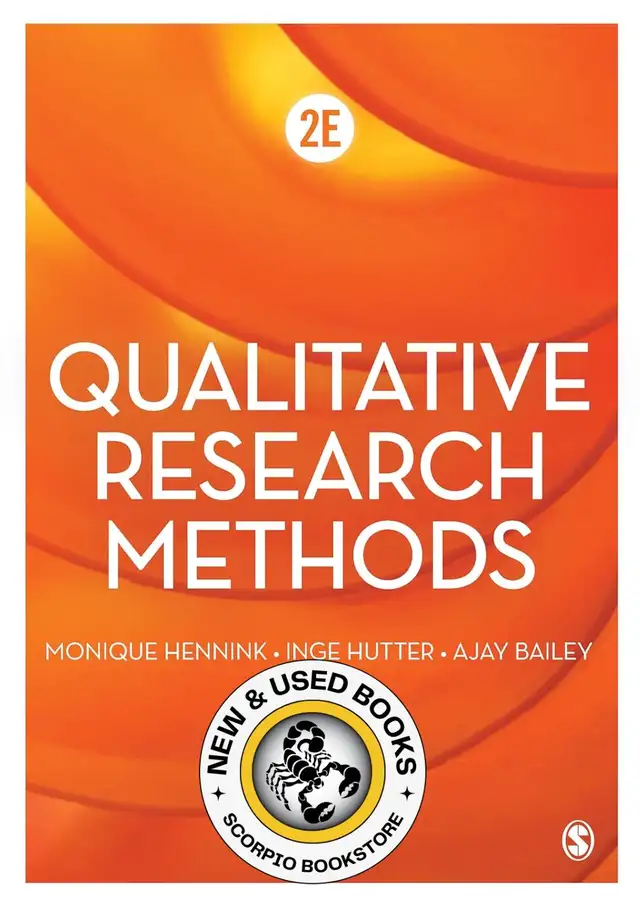 Qualitative Research Methods 2nd Edition Hennink 9781473903913