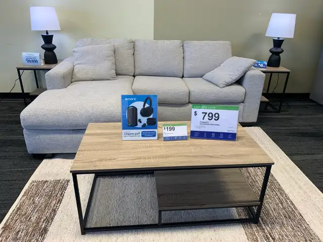 Coffee table and end tables