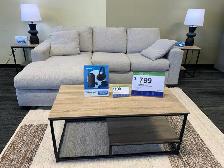 Coffee table and end tables