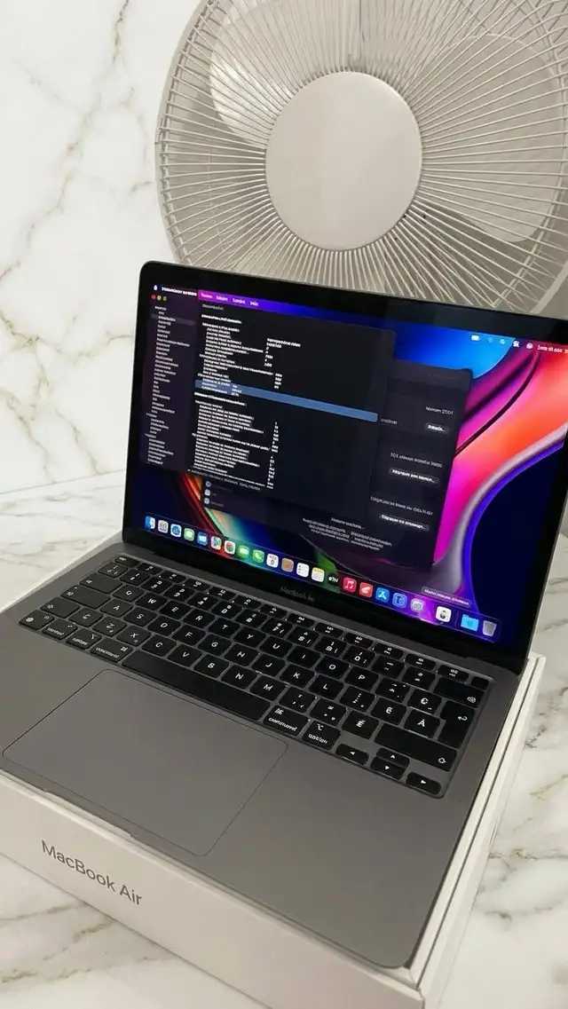 Macbook Air M1 2020 256G avec sa boite