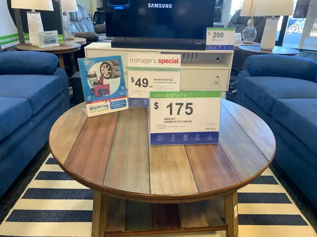 Ashley Raebecki Coffee Table and end tables
