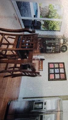 Walnut Dining Room Table and 8 Chairs. Good condition. - Photo 2