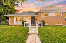 Stunning Detached Renovated Home on Large Fenced Sunny Backyard