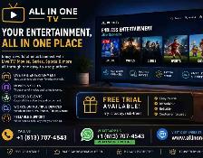 ALL IN ONE TV- 4K TV SERVICE WORLDWIDE