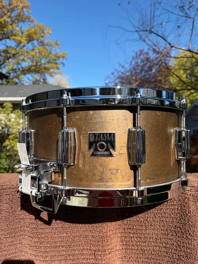 TAMA 6.5 BELL BRASS snare drum Ludwig Pearl DW Yamaha MINT