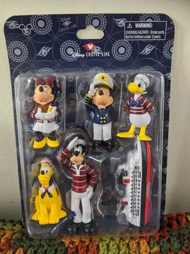 Disney Figure Set PVC Cruise Line NEW
