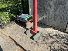 Rare Unique Vintage Farmhouse Mailbox attached to wooden Post ! - Photo 10