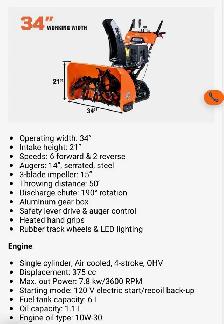 34" Self Propelled Snowblower - Photo 9