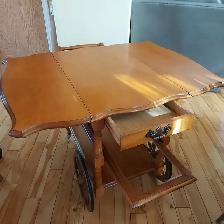 Vintage Solid Maple Tea Cart - Photo 5