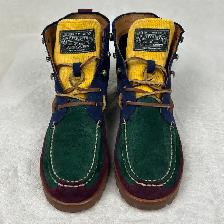 Polo Ralph Lauren Ranger Mid Suede & Corduroy Boots - Like New! - Photo 2