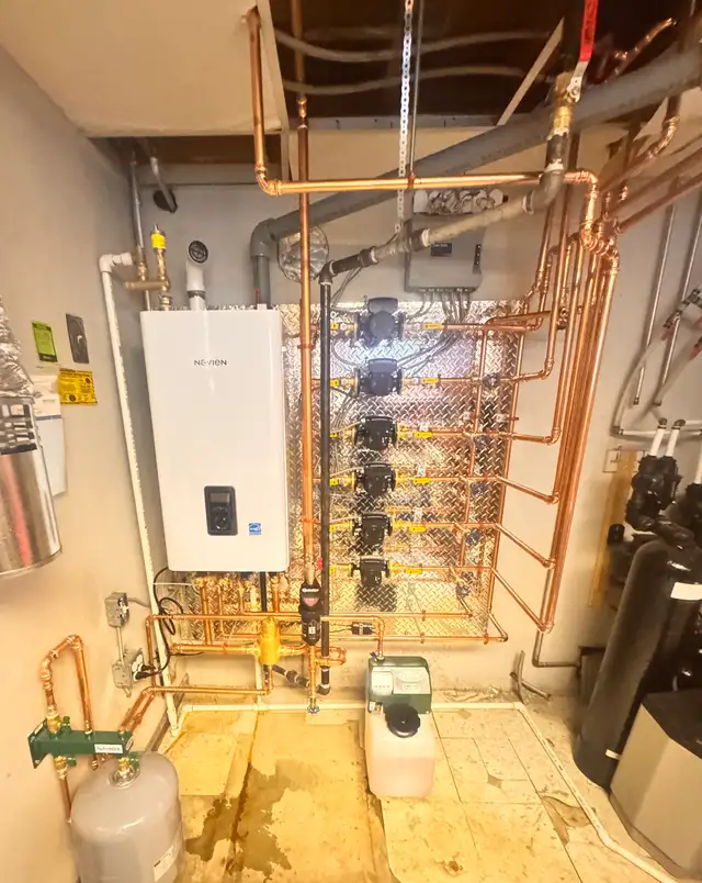Hot Water Tank, Boiler installation