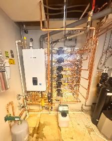 Hot Water Tank, Boiler installation