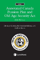 Annotated Canada Pension Plan and Old Age 2026 9780433541639