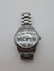 (B4975) Fossil ME3262 Automatic Skeleton Watch 9' Steel Brace...