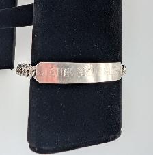 (B2224) Bracelet, silver 28.5 grams 8'