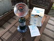 Parabolic Propane heater by Shepherd