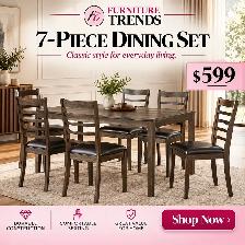 Furniture Trends 7-Piece Dining Set - Photo 4