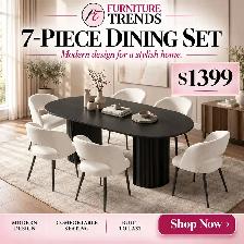 Furniture Trends 7-Piece Dining Set - Photo 2