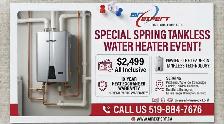 WATER HEATER WATER HEATER TANKLESS WATER HEATER INSTALLED