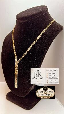 14k  Two Tone Gold Necklace # R57 - Photo 2