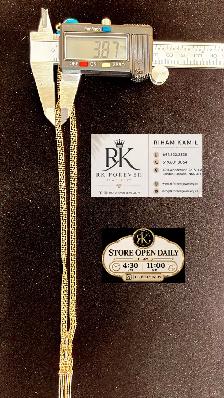 14k  Two Tone Gold Necklace # R57 - Photo 6