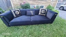 Black Velvet Couch