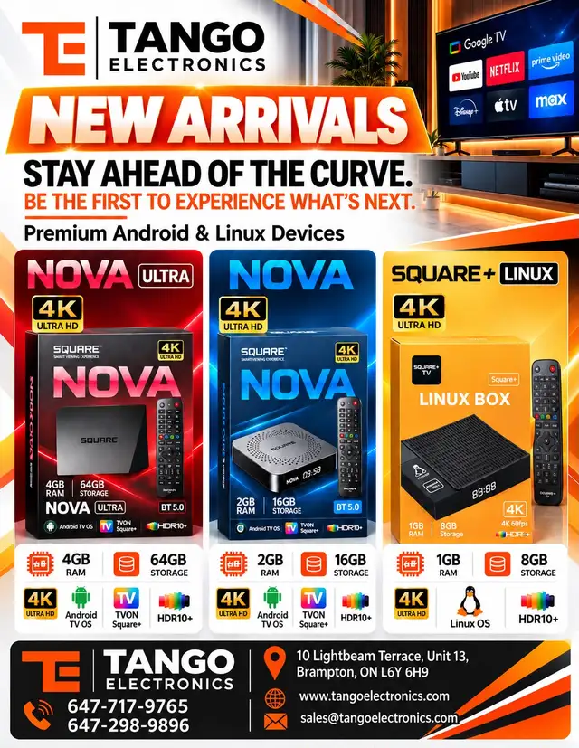 'NEW ARRIVALS' PREMIUM ANDROID & LINUX DEVICES..