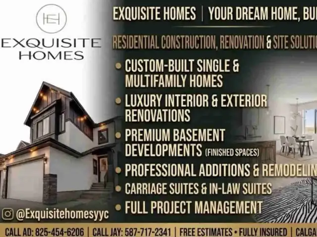 EXQUISITE HOMES yyc