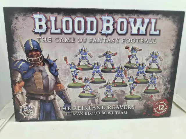 Warhammer Blood Bowl NiB The Reikland Reavers Human Team