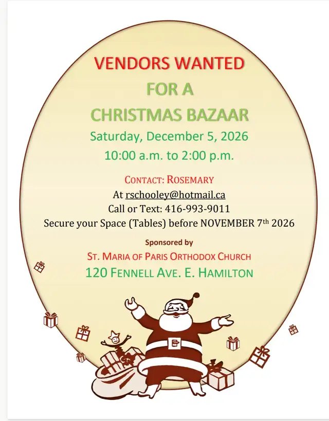 VENDORS WANTED