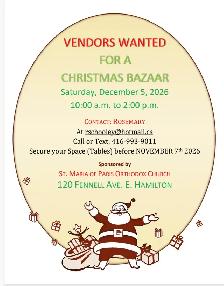 VENDORS WANTED