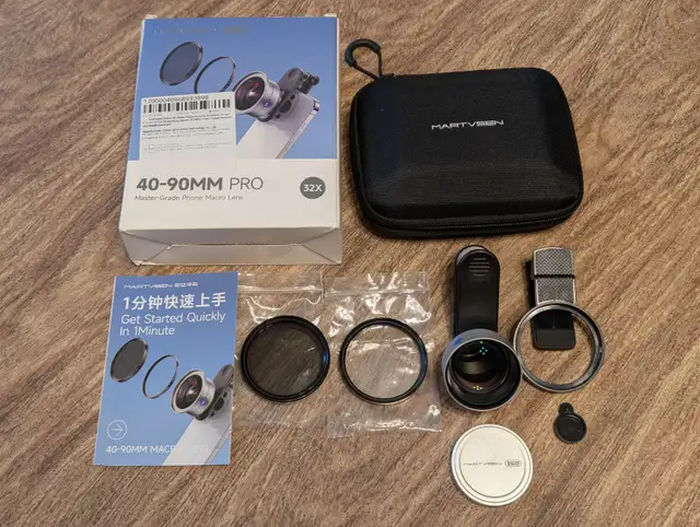 Objectif macro MARTVSEN 32x PRO pour téléphones mobiles