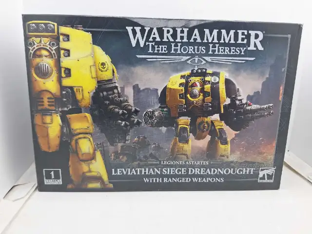Warhammer 30k HH NiB Leviathan Dreadnought /W Both Weapon sets