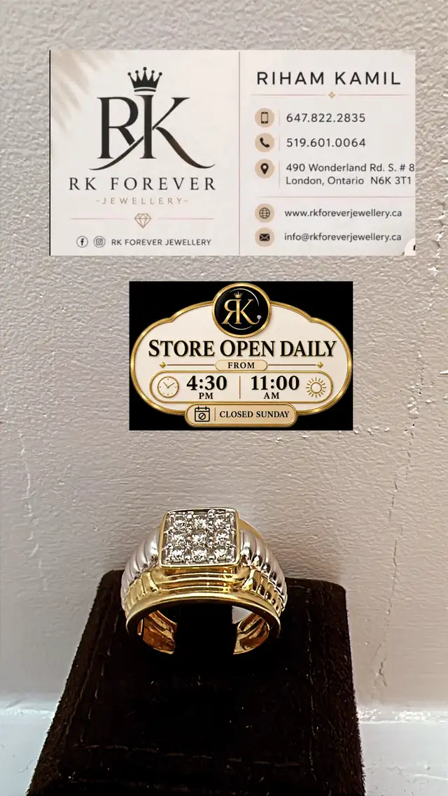 Men’s Diamond Ring 10k