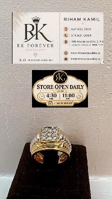 Men’s Diamond Ring 10k