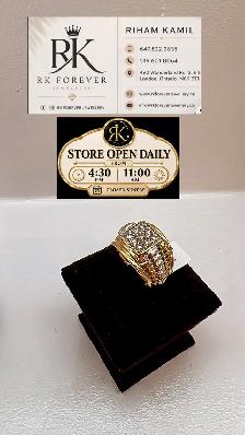 Men’s Diamond Ring 10k - Photo 2