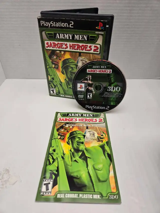 PS2 Army Men Sarges Heroes 2