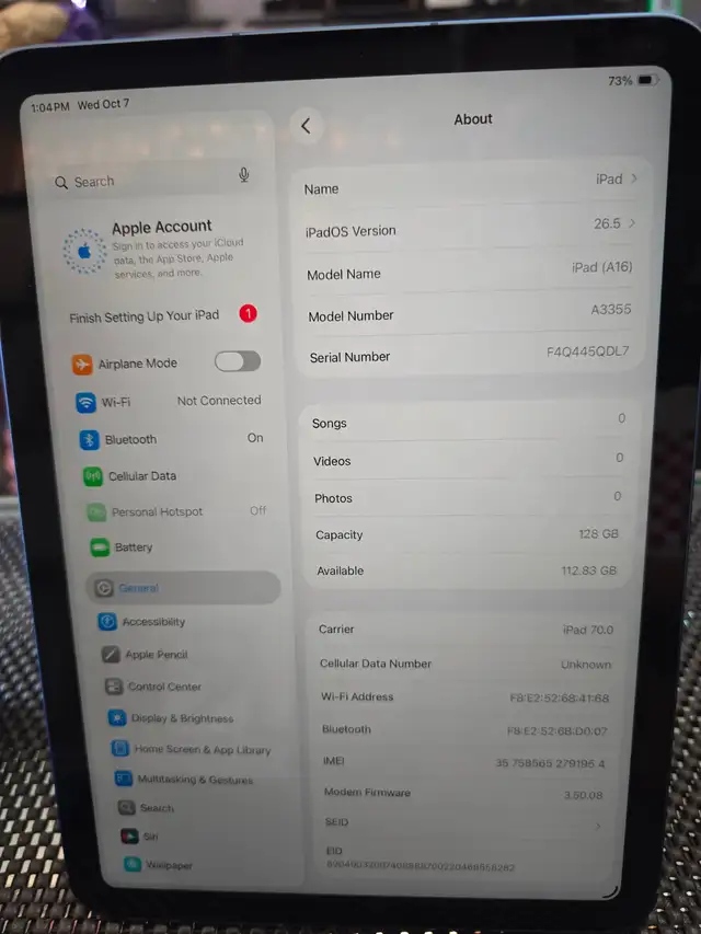 Apple iPad 11-inch (A16) 11th Generation Wi-Fi   Cellular