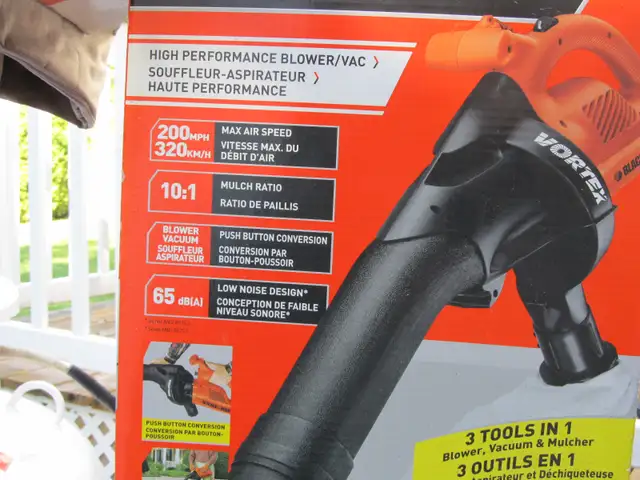 Souffleur à feuilles électrique Black & Decker