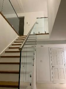CUSTOM GLASS RAILING STAIRS DECK RAILING BALCONY RAILING PORCH - Photo 10