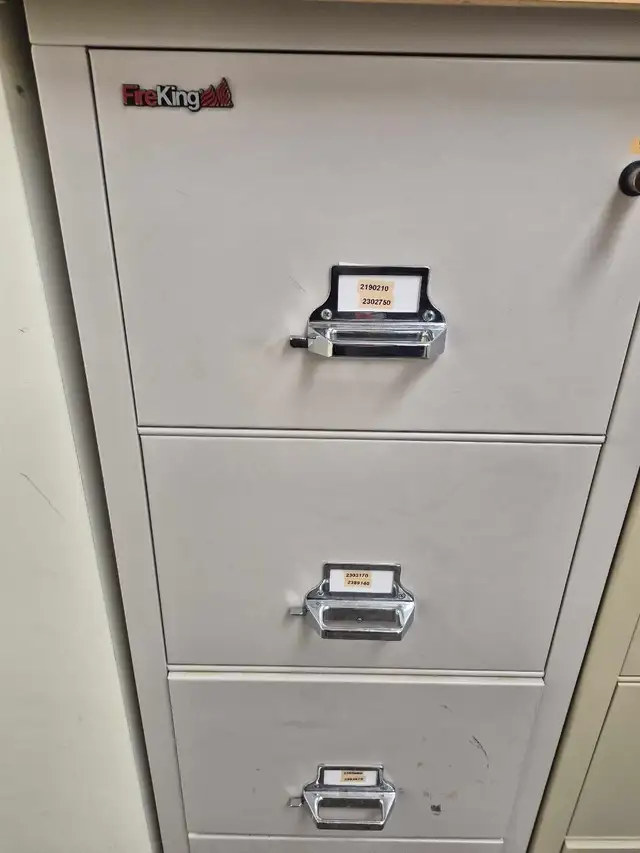 fire king filling cabinets