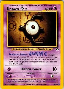 Pokemon Unown (E) 67/75 Neo Discovery